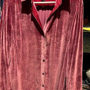 Tommy Bahama Silk Velvet Blouse--Size M